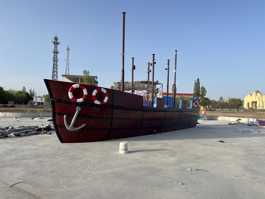 Kundenspezifische Glasfaser-Visionsboot-Wasserparks-Rutsche-Park-Ausrüstungsfabrik