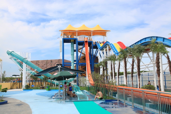 Vison Aqua Loop Fiberglass Wasserrutsche für Themenparks