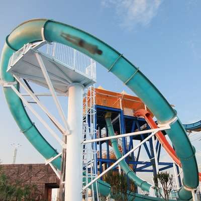 Vison Aqua Loop Fiberglass Wasserrutsche für Themenparks