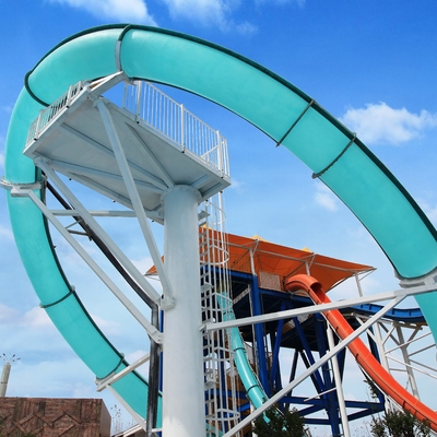 Vison Aqua Loop Fiberglass Wasserrutsche für Themenparks