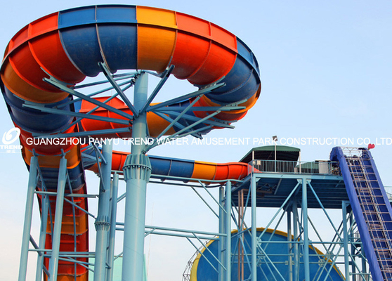 Riesiges Harz Bumerang-Fiberglas-Wasserrutsche Ashland/DSM, 18.75m Plattform-Höhe