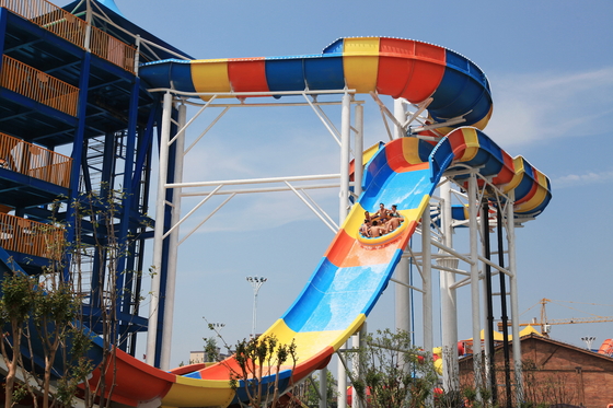 Riesiges Harz Bumerang-Fiberglas-Wasserrutsche Ashland/DSM, 18.75m Plattform-Höhe
