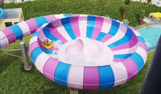 Bowl Water Slide with 13.5m Platform Height, 480-Person Capacity, and Hot-Dip Galvanized Steel Structure