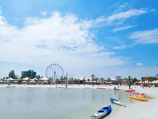 Artificial Lagoon | Crystal-Clear Swimming Lagoon with Beach Entry for Resorts & Hotels