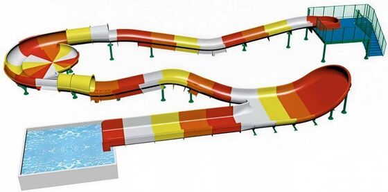 Eltern-Kind-Flugdrachenrutsche - 2-Personen-Raft-Rutsche mit 1,98 m niedriger Plattform und 240 Fahrgästen/Stunde Kapazität