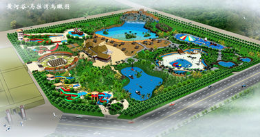 Fiberglas-Wasserrutsche-Rohr-Vergnügungspark-Spiele/fertigten Wasserpark besonders an
