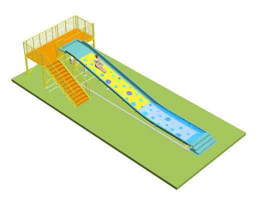 Kinderrutsche, Breitrutsche, Wasserrutschen für Aquapark Glasfasermaterial