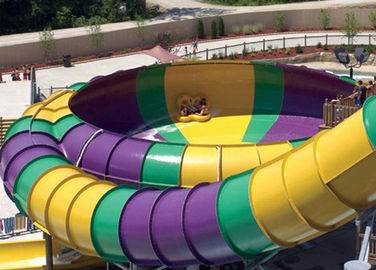 Aqua-Park-Fiberglas-Wasserrutsche, 19m Höhe Waterpark-Super Bowl für Wasser-Park