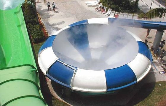Space Bowl Wasserrutsche mit 10,65 m Plattformhöhe, 180 Personen Kapazität und feuerverzinkter Stahlkonstruktion