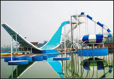 Wasser-Park-Ausrüstungs-Wellen-Dia, 11m Höhen-Fiberglas-Wasserrutsche für Aqua-Park im Freien