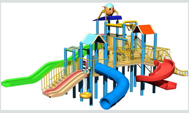 Das Wasser-Spielplatz-System der Soem-Fiberglas-Kinder, schwimmende Pool-Play Ausrüstung