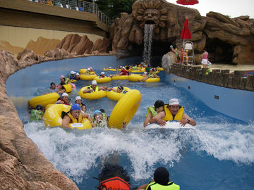 Großer Wasser-Park-galvanisierte fauler Fluss-Ausrüstungs-/Aqua-Spiel-Park die Kohlenstoffstahl-Unterstützung