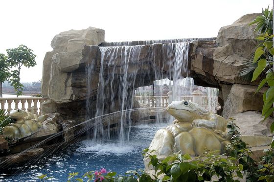 Großer Wasser-Park-galvanisierte fauler Fluss-Ausrüstungs-/Aqua-Spiel-Park die Kohlenstoffstahl-Unterstützung