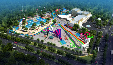 Großes Feiertag Waterpark-Projekt, erstaunlicher lustiger Wasser-Innenpark/fertigte Wasserrutsche besonders an