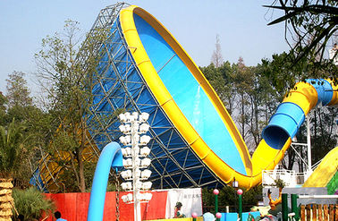 Beste Qualitäts-Unterhaltungs-Fiberglas-Wasserrutsche des Aqua-Abenteuer-Wasser-Parks