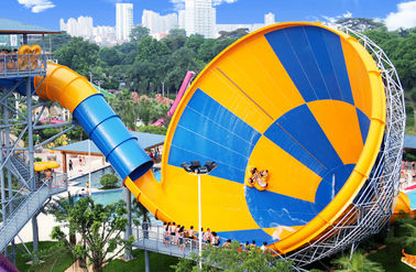 Große Tornado-Wasserrutsche des Fiberglases für Wasser-Park-Aqua-Park-Ausrüster
