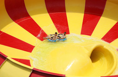 Aqua-Park-Fiberglas-Wasserrutsche, 19m Höhe Waterpark-Super Bowl für Wasser-Park