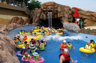 Fiberglas-Aqua-Park-Ausrüstung für Hotel-faulen Fluss, Familie auf Sommer-Ferien im Aqua-Park
