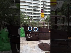 Wasserrutsche für Glasfaserboote